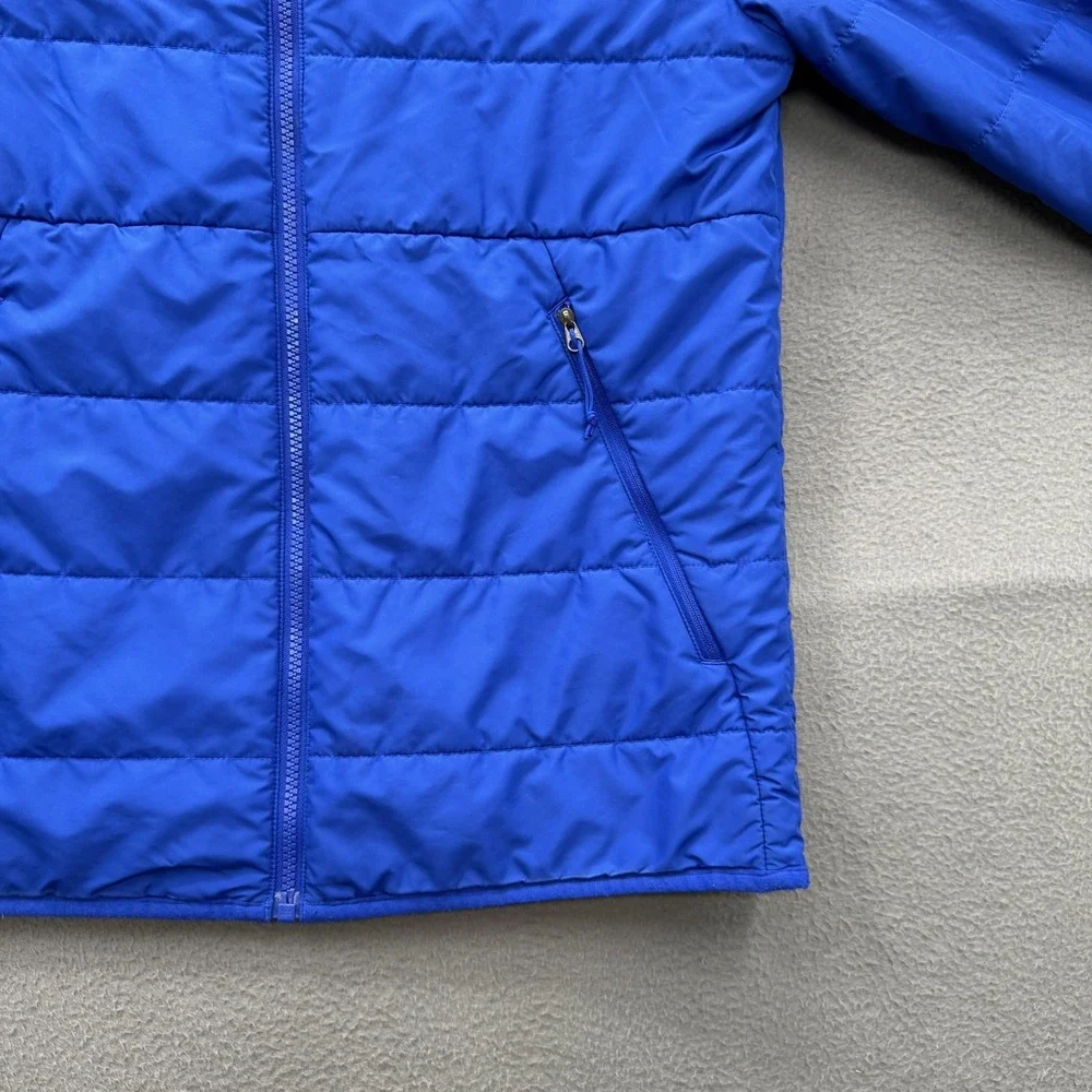 The North Face Jacket Mens Small Blue‎ Primaloft Insulated Puffer Full Zip